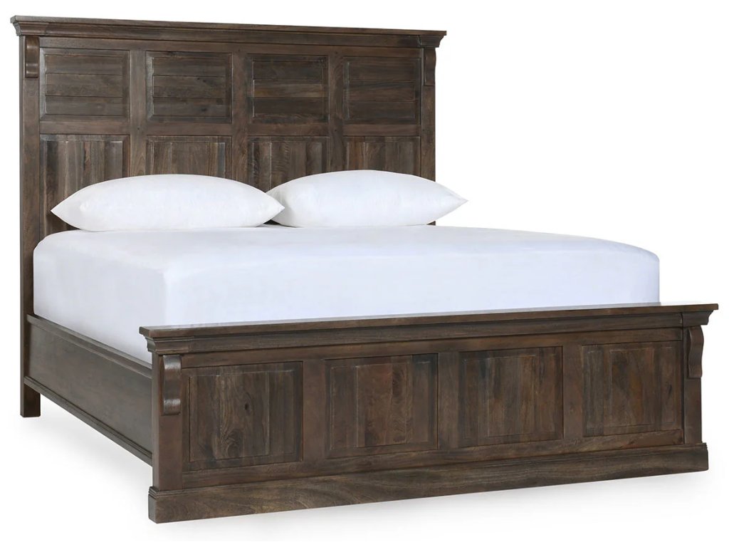 Adelaide Solid Wood Bed - Cocoa Brown - main image