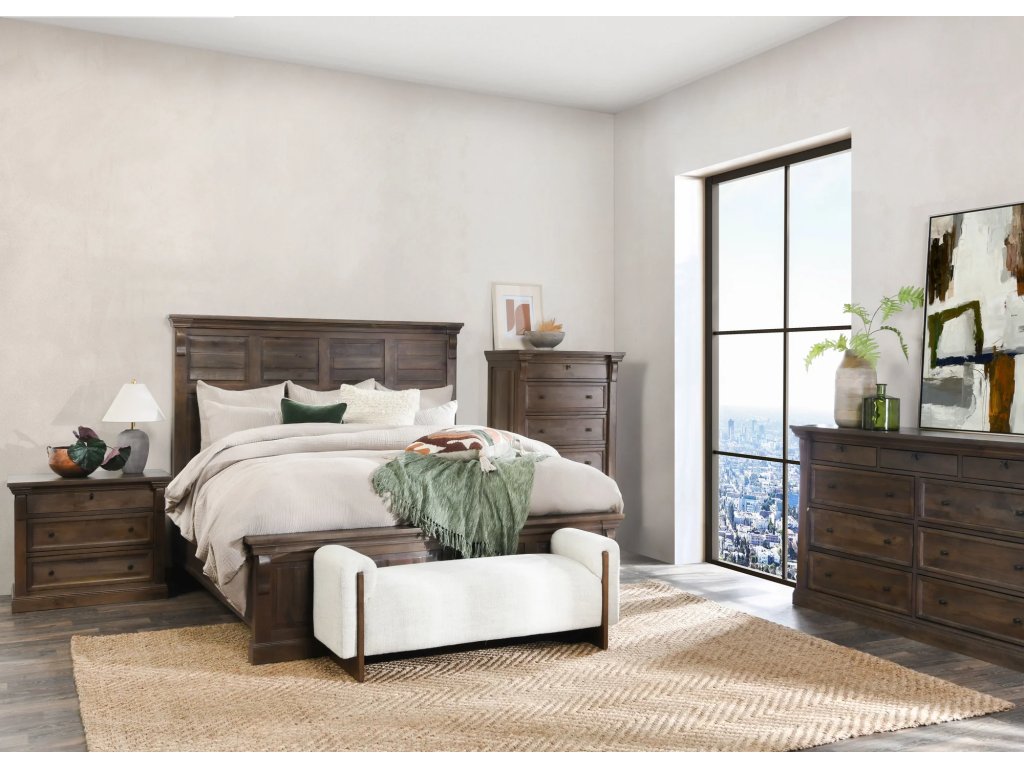 Adelaide Solid Wood Bed - Cocoa Brown - image 4