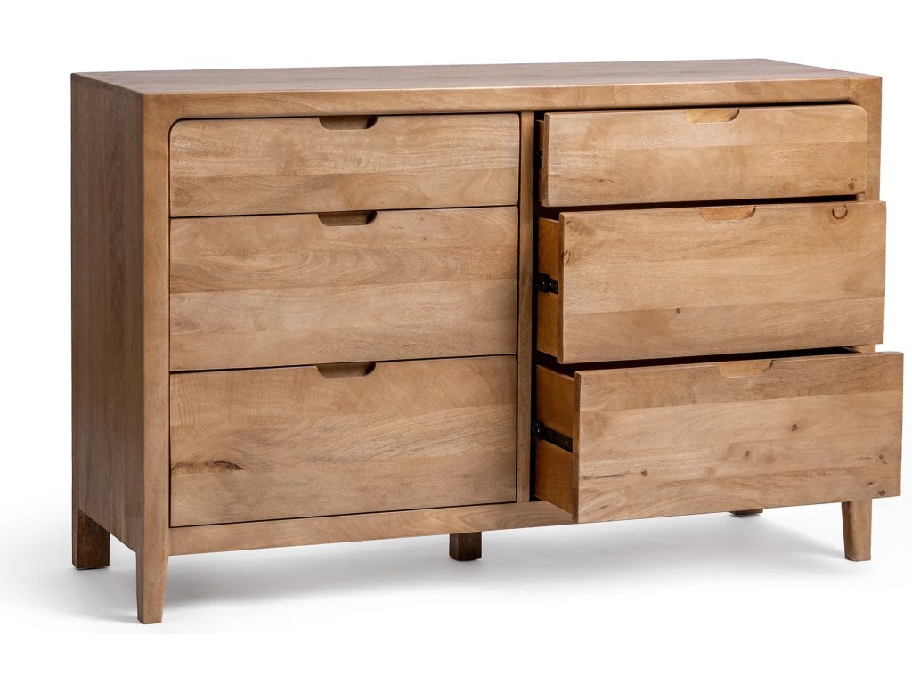Laguna Solid Wood 6Dwr Dresser - Natural Maple - main image