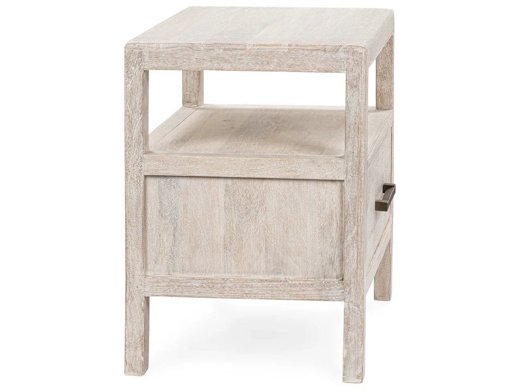 Westmont Solid Wood 1Dwr Nightstand - Creamwood - main image