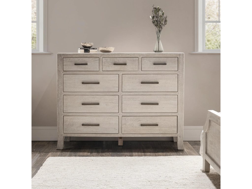 Westmont Solid Wood 9Dwr Dresser - Creamwood - image 9