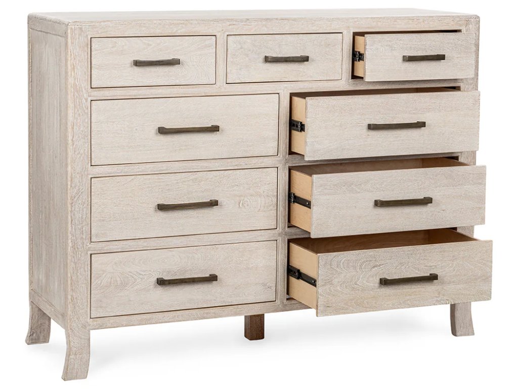 Westmont Solid Wood 9Dwr Dresser - Creamwood - image 2