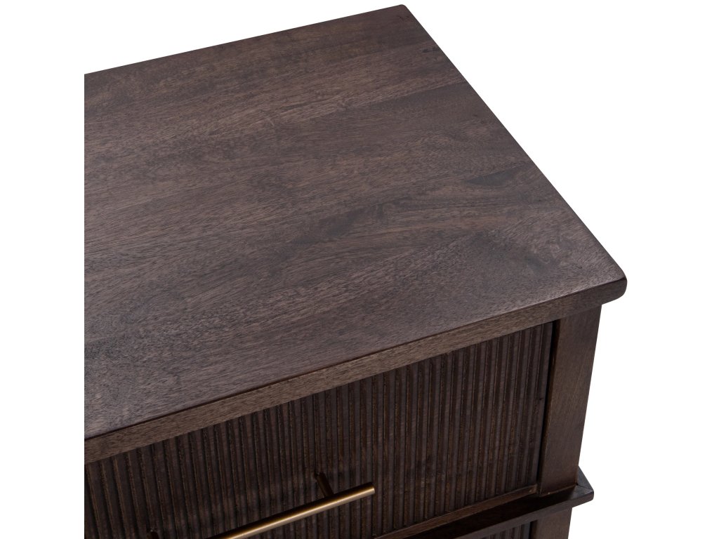 Westlake Solid Wood 2Dwr Nightstand - Kona Brown - image 9
