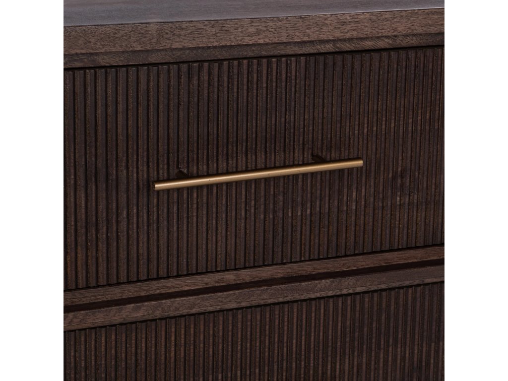 Westlake Solid Wood 2Dwr Nightstand - Kona Brown - image 10