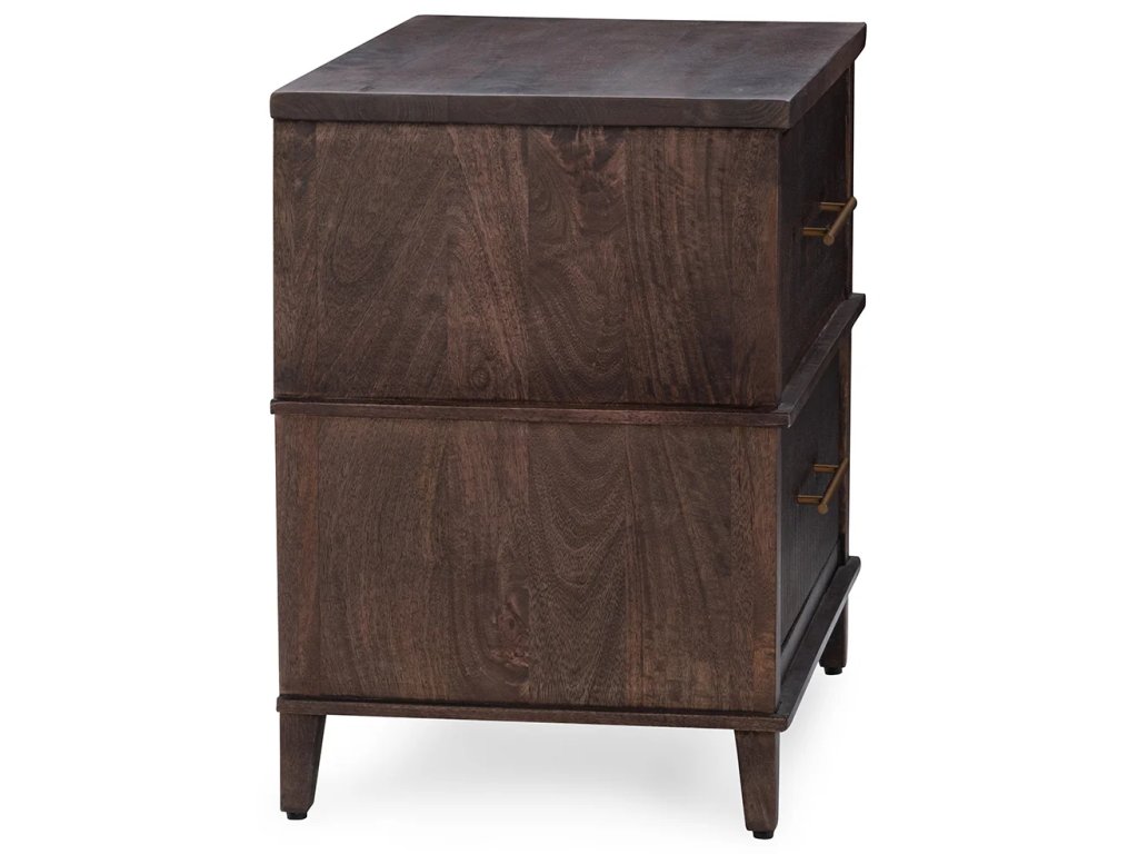 Westlake Solid Wood 2Dwr Nightstand - Kona Brown - main image