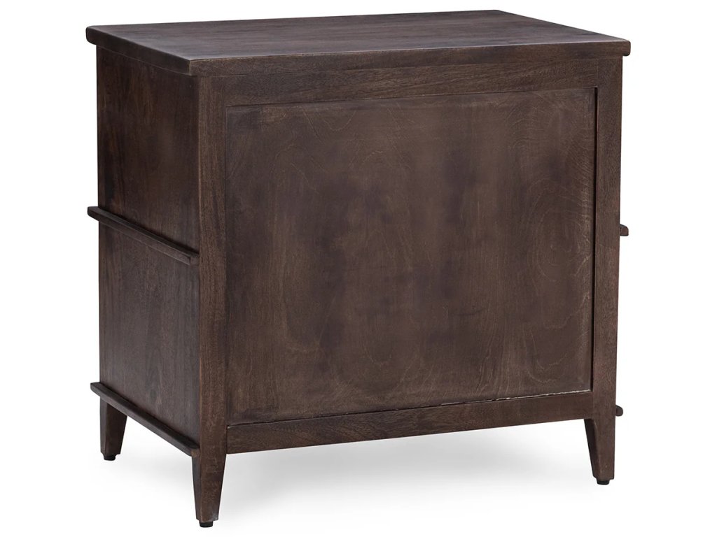Westlake Solid Wood 2Dwr Nightstand - Kona Brown - image 1