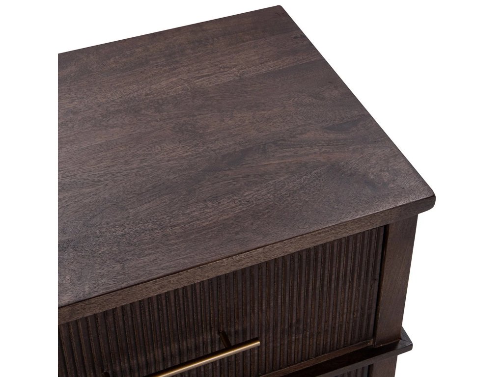 Westlake Solid Wood 2Dwr Nightstand - Kona Brown - image 5