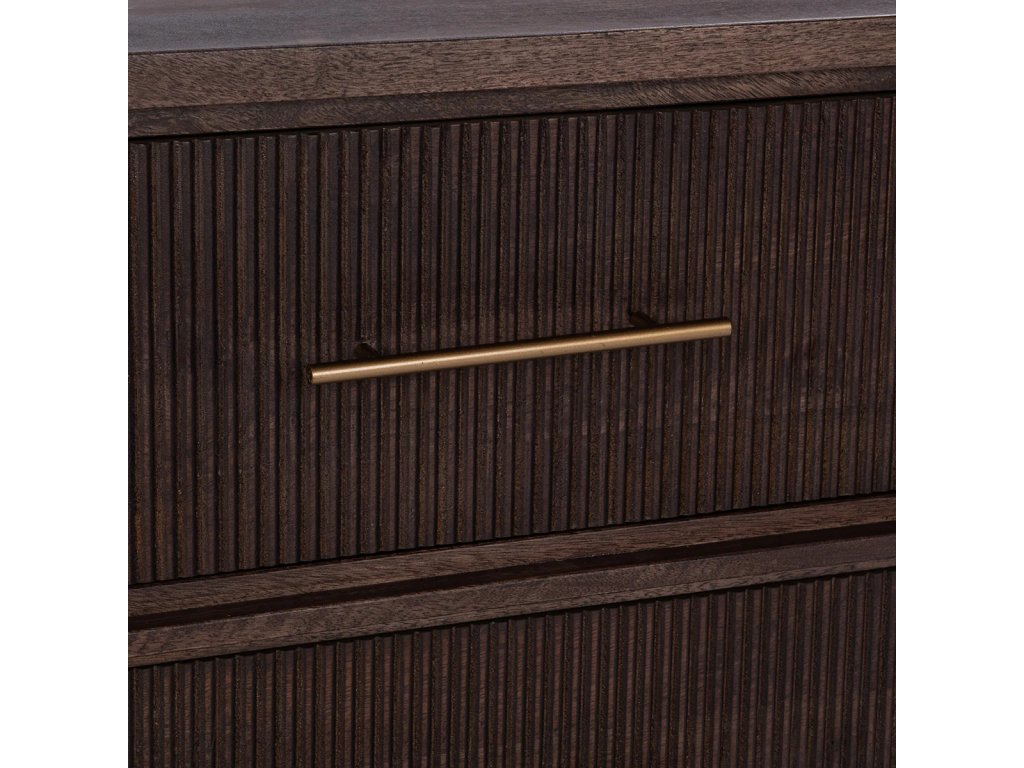 Westlake Solid Wood 2Dwr Nightstand - Kona Brown - image 6