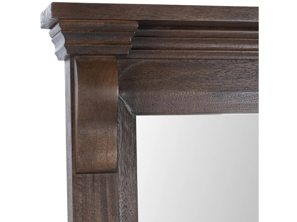 Adelaide Floor Mirror - Cocoa Brown - image 2