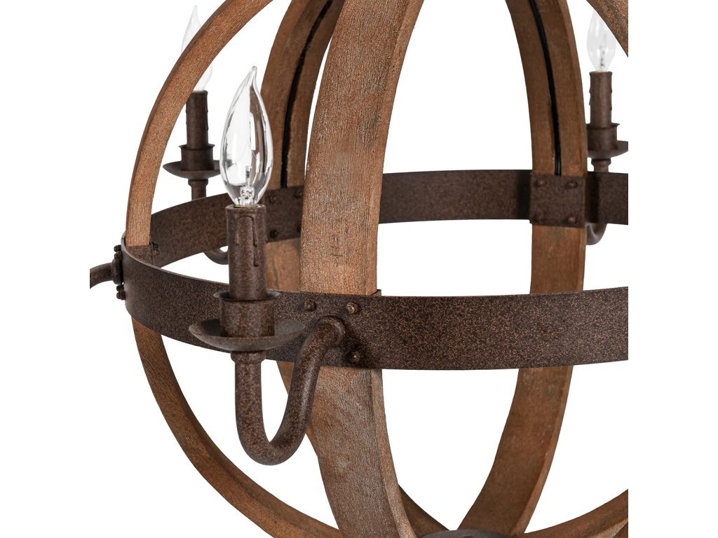 Tarsus Iron Round Chandelier - image 1