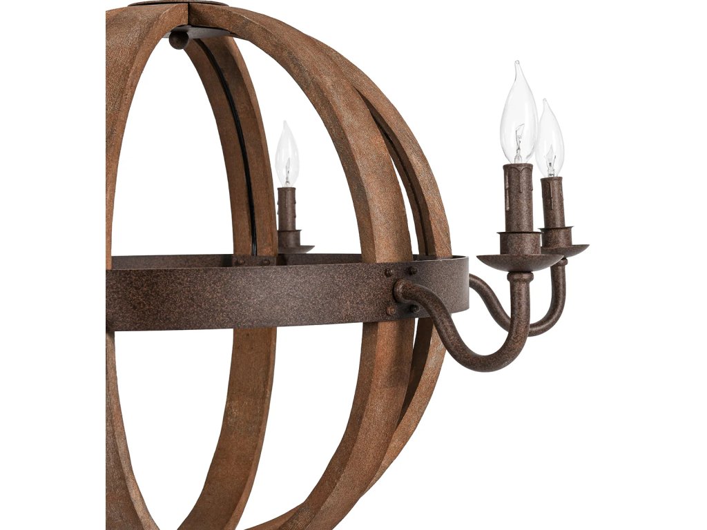 Tarsus Iron Round Chandelier - image 3