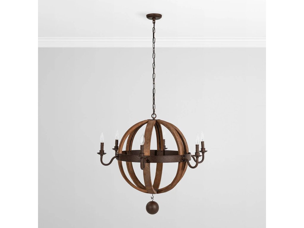 Tarsus Iron Round Chandelier - image 5