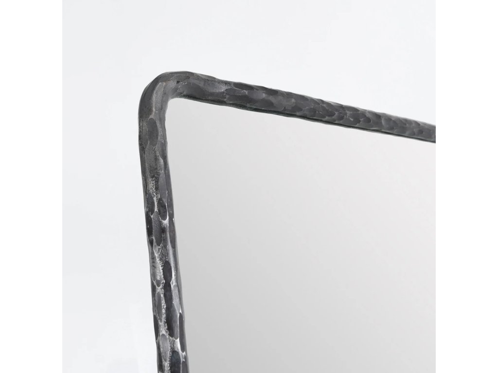 Howell Iron Rectangular Mirror - Natural Metal - image 2
