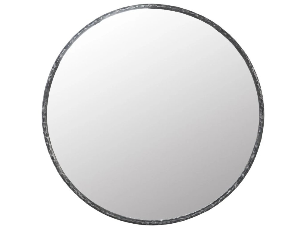Howell Iron Round Mirror - Natural Metal - main image