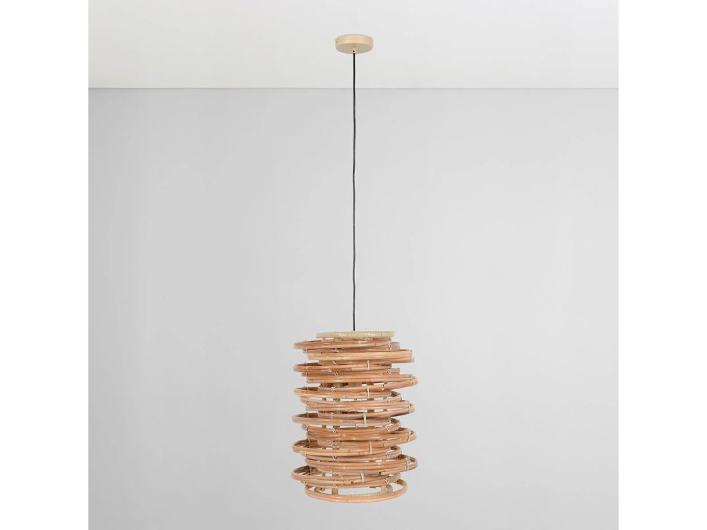 Oriana Rattan Pendant - main image