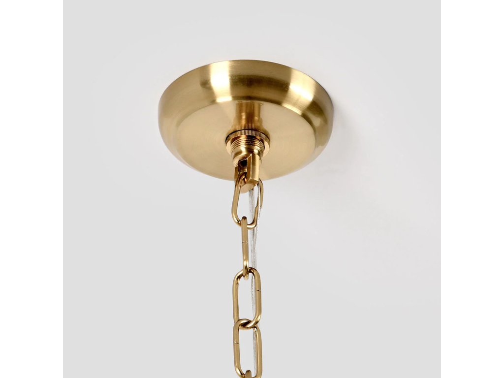 Genesis Glass Round Chandelier - Gold - main image