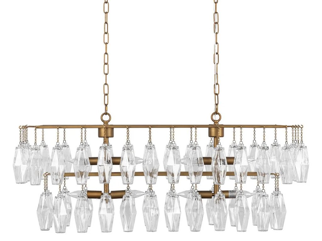 Tressia Glass Round Chandelier - main image