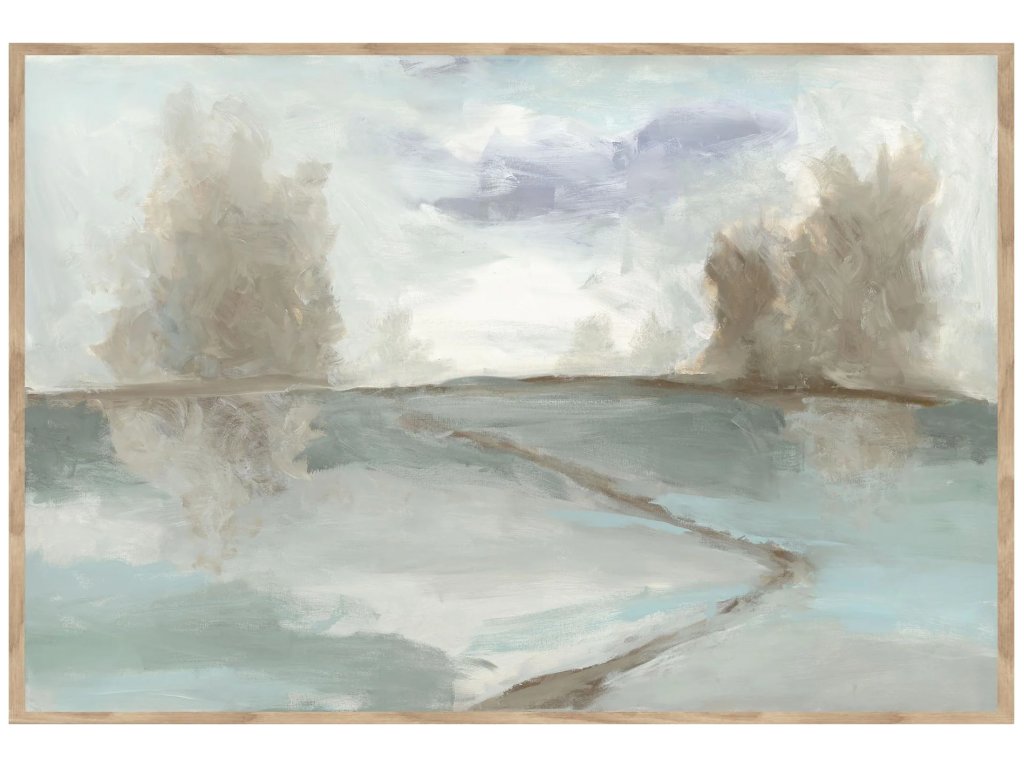 Blue Forest Painting 48x72 by Buddy - main image