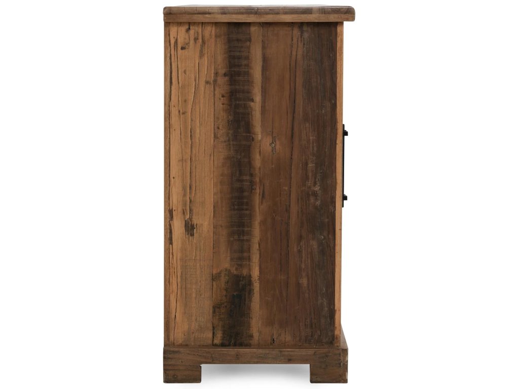 Zion Reclaimed Wood 4Dr Cabinet - Natural - main image