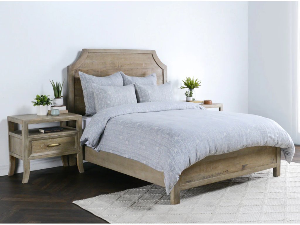 French Herringbone Duvet Collection - Storm - main image
