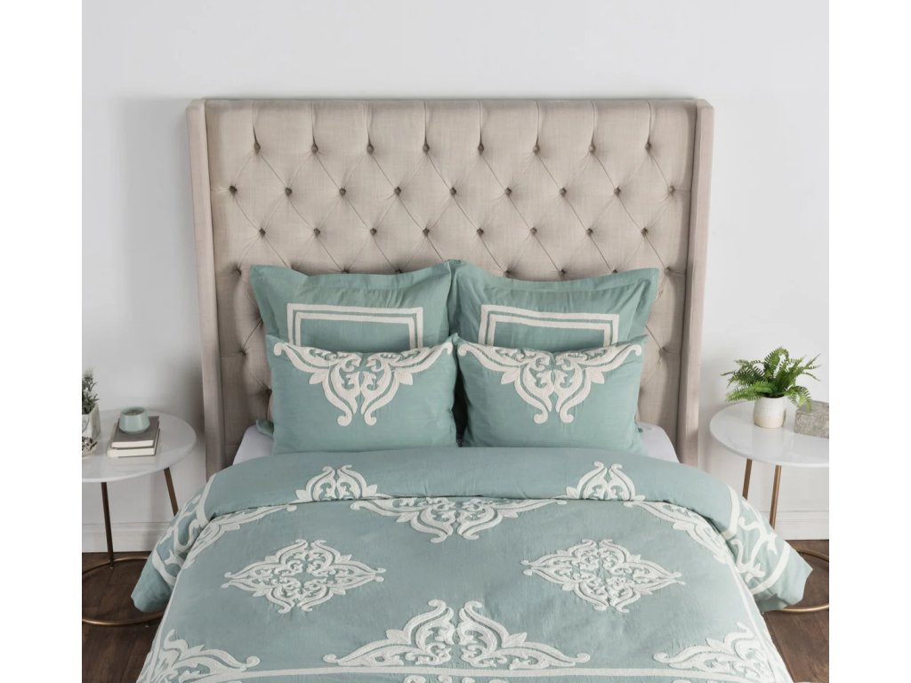 Patrina Duvet Collection - Blue Surf - main image