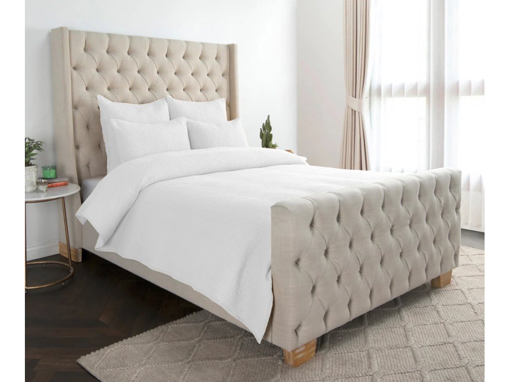 Danica Quilt - White - image 1