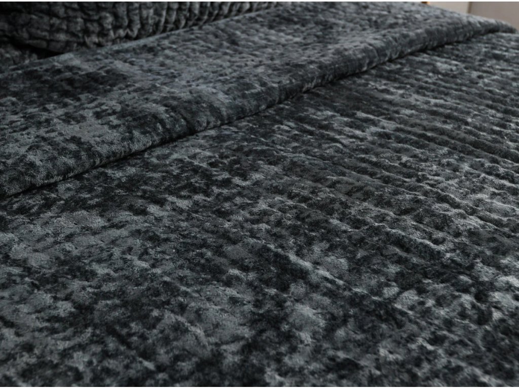 Bari Velvet Quilt Collection - Bay Green - image 1