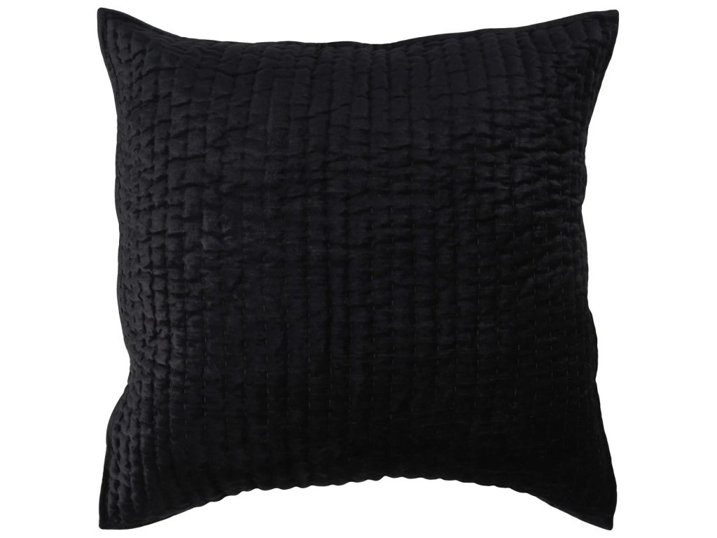 Bari Velvet Quilt Collection - Onyx - main image