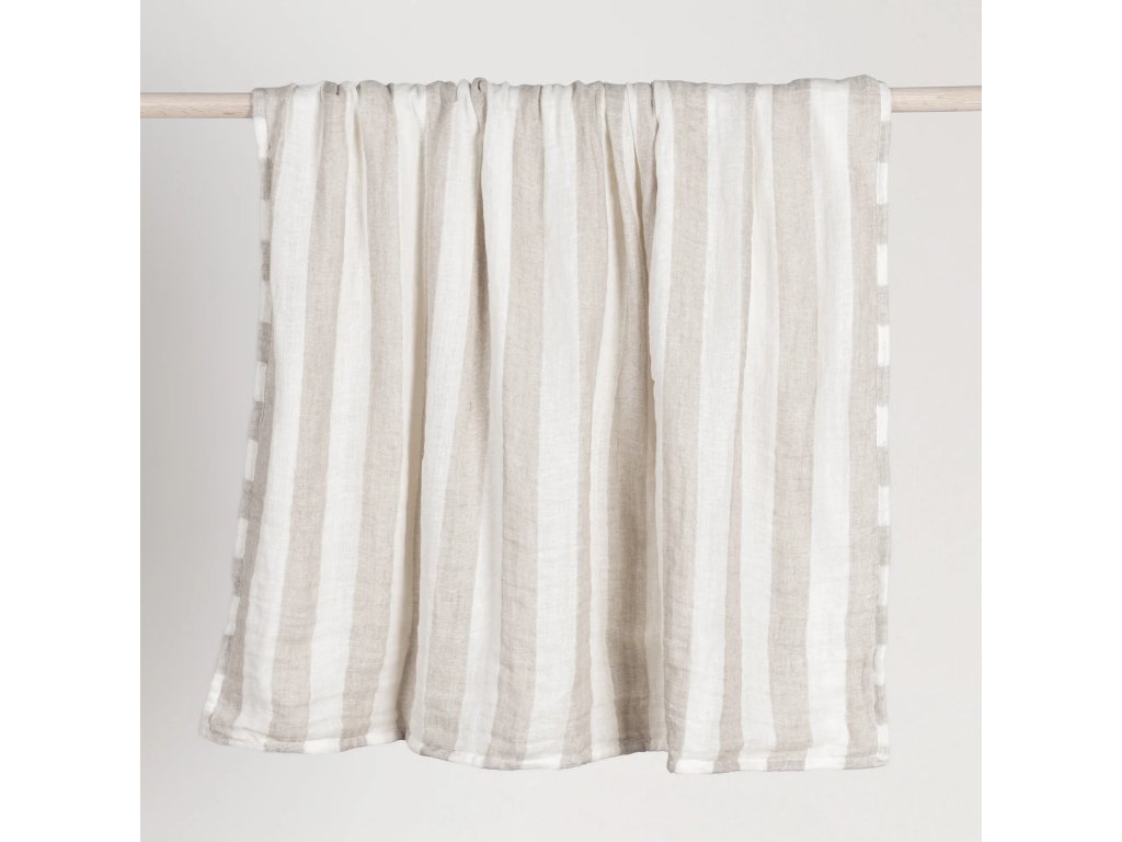 TC Atwater 50x70 Throw - Ivory/Natural - main image