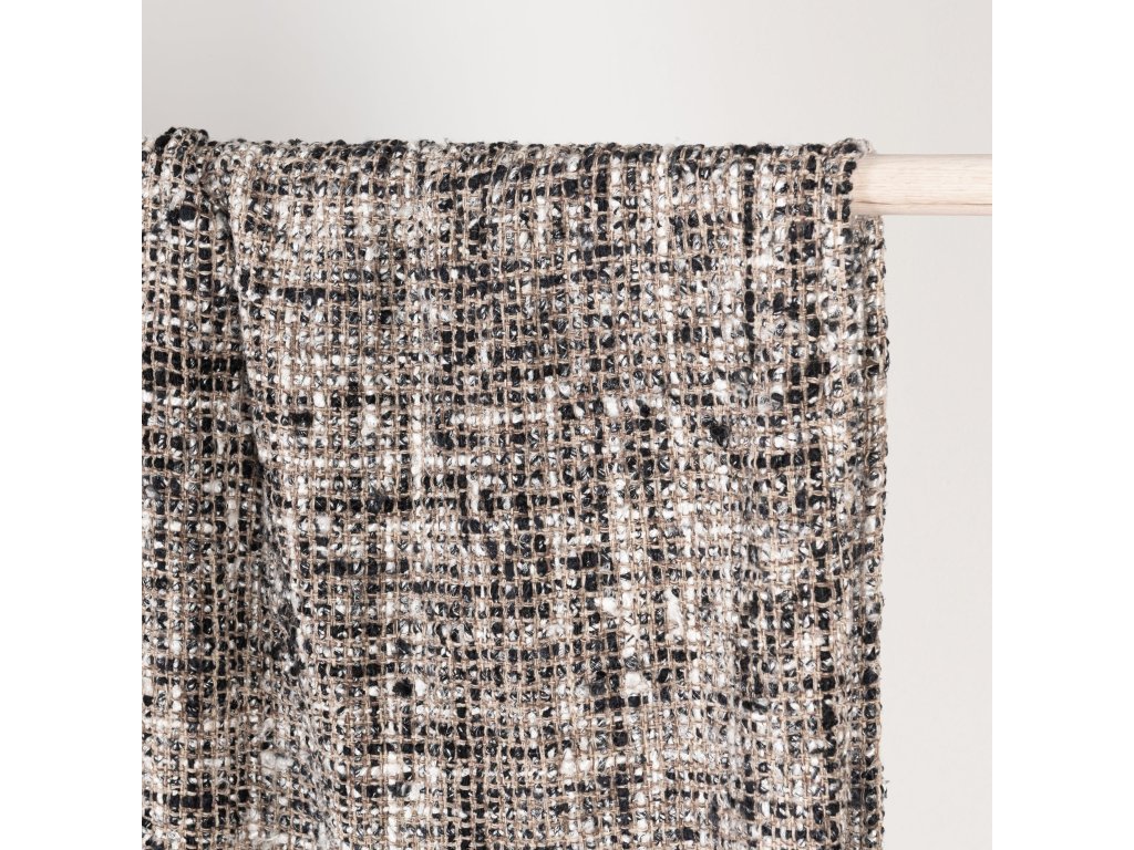 TC Porter 50x70 Throw - Black/Ivory - image 1