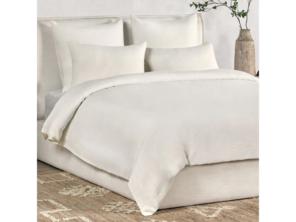 Paloma Hemp Duvet Collection - Ivory - main image