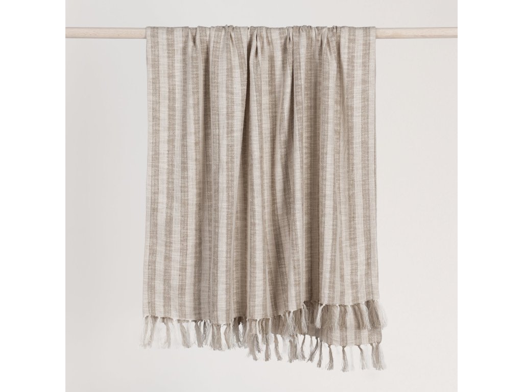 TC Linna Throw 50x70 - Ivory/Natural - main image