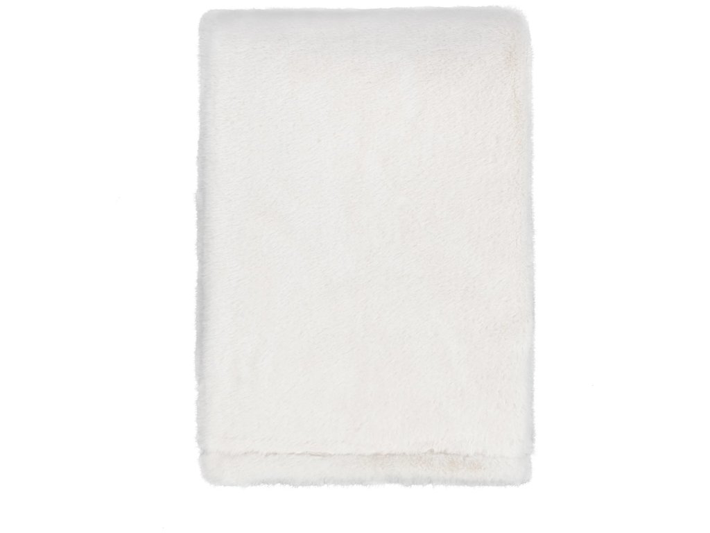 TC Taiga Faux Fur Throw 50x70 - Ivory - main image