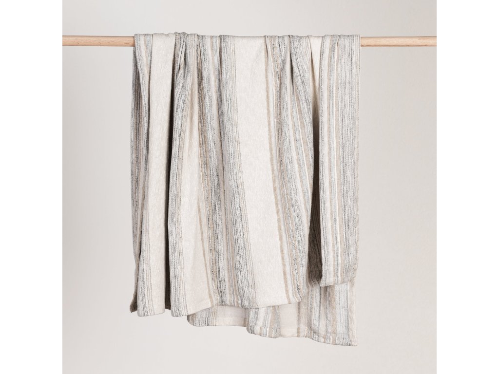 TC Rockport Throw 50x70 - Ivory Multi - main image