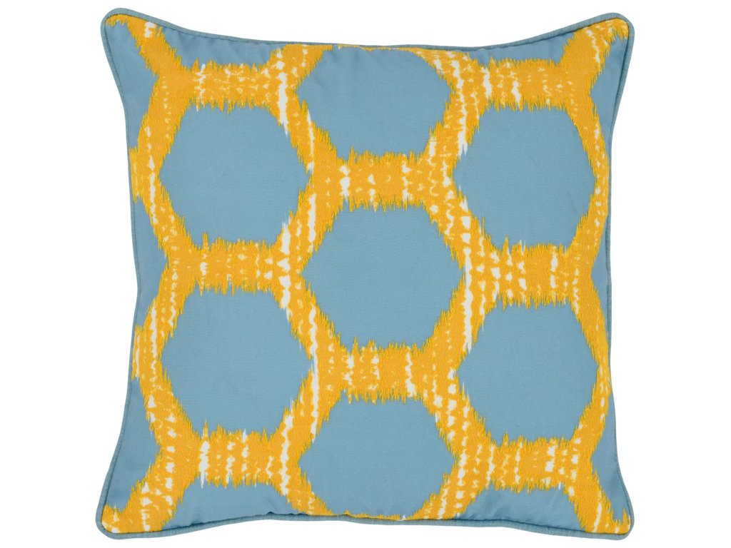 Indoor/Outdoor Gaines - Yellow/Blue - main image