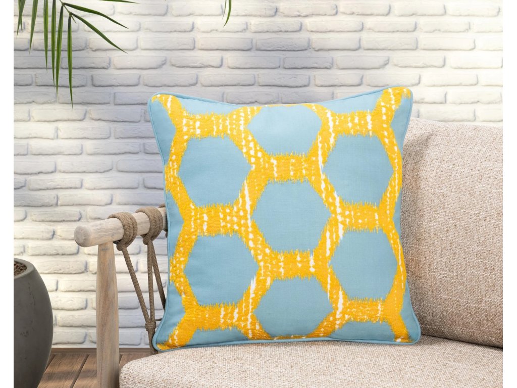 Indoor/Outdoor Gaines - Yellow/Blue - image 2