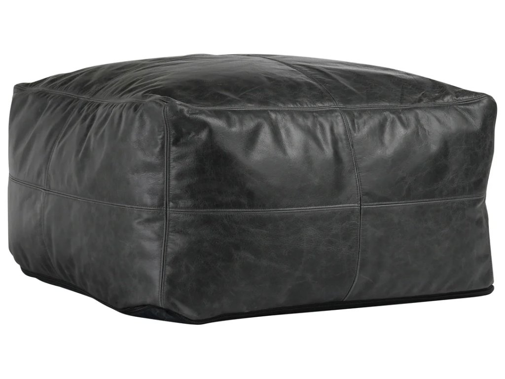 Leather Pouf - main image