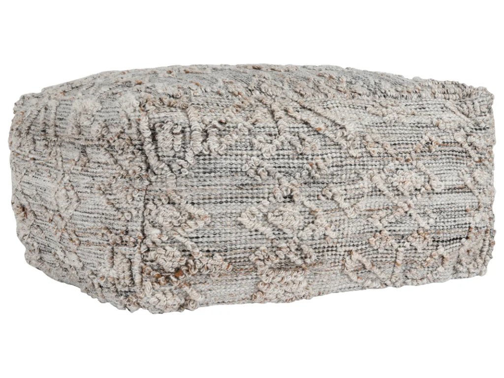 Performance Tundra Pouf - Gray Multi - main image