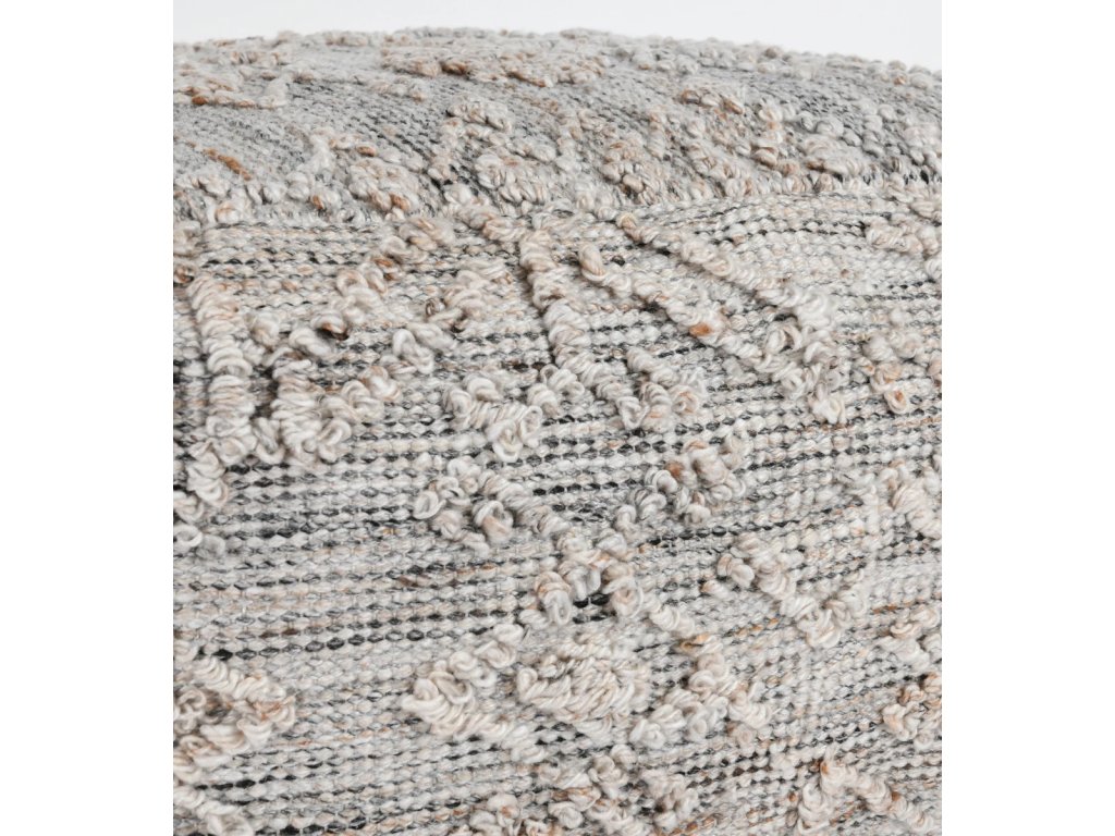 Performance Tundra Pouf - Gray Multi - image 1