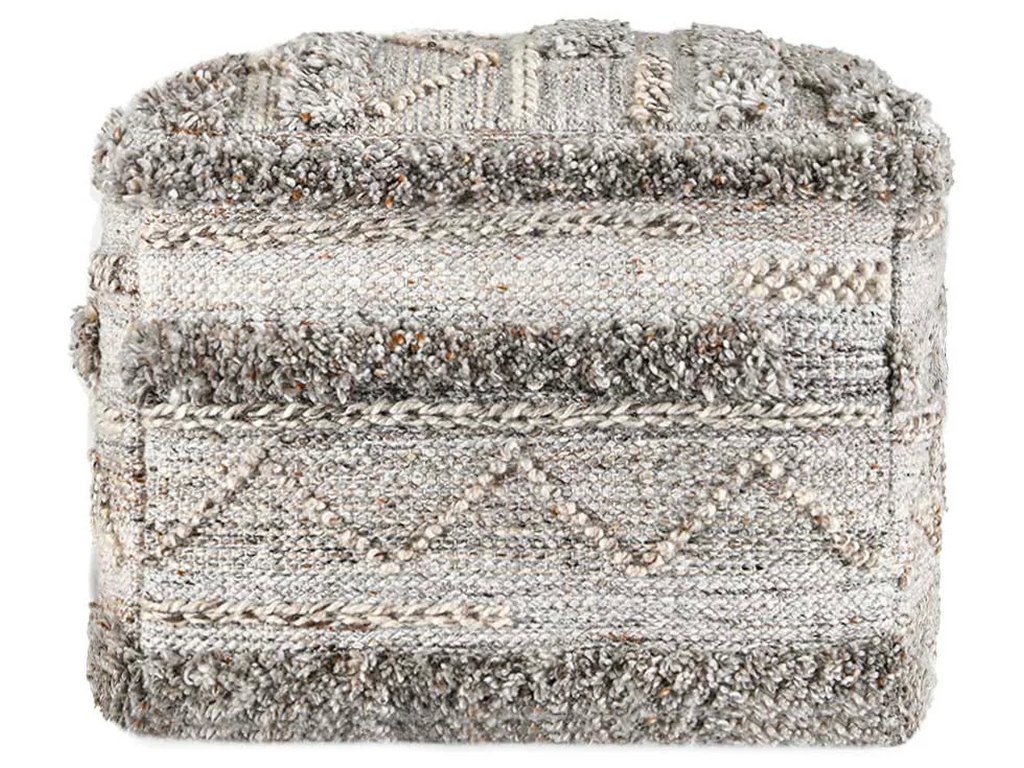 Performance Fallon Pouf - Gray Multi - image 2