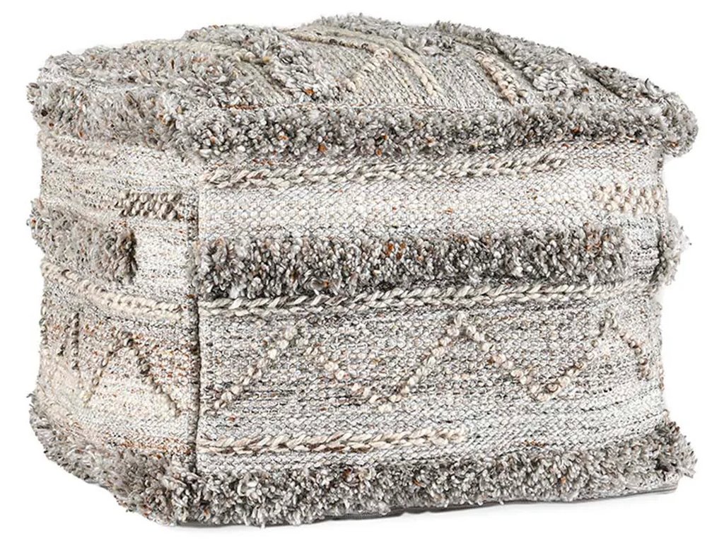 Performance Fallon Pouf - Gray Multi - main image