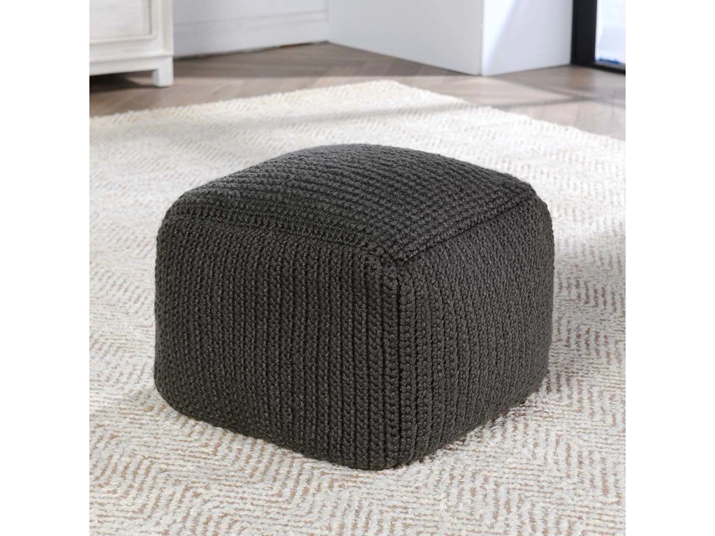 Performance Prism Pouf - Dark Gray - image 1
