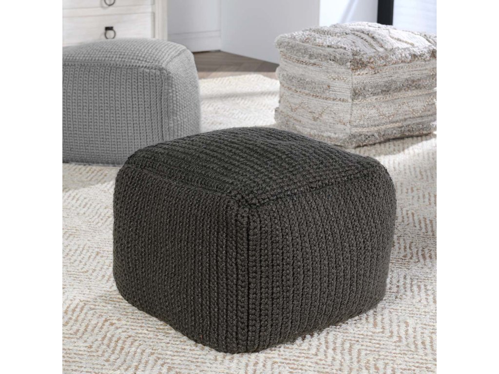 Performance Prism Pouf - Dark Gray - image 5