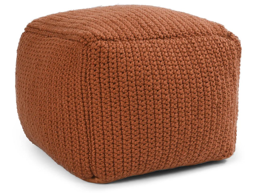 Performance Prism Pouf - Terracotta - main image