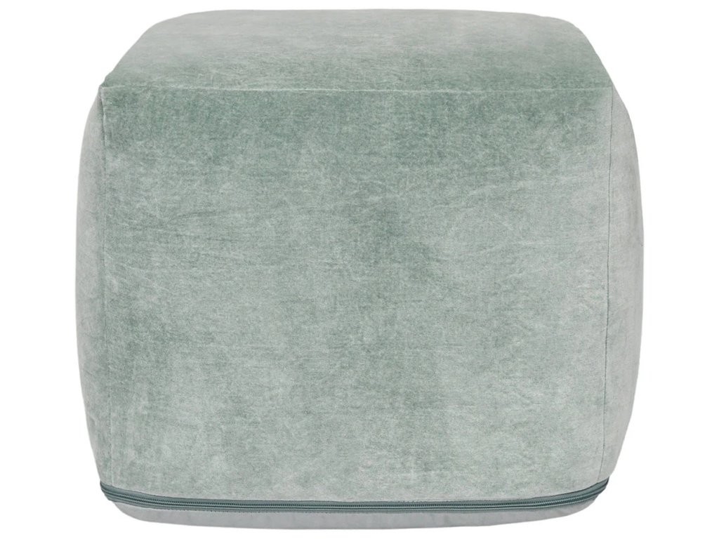 Heirloom Velvet Pouf - main image