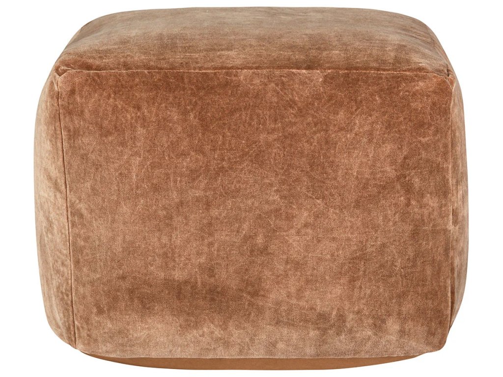 Heirloom Velvet Pouf - main image