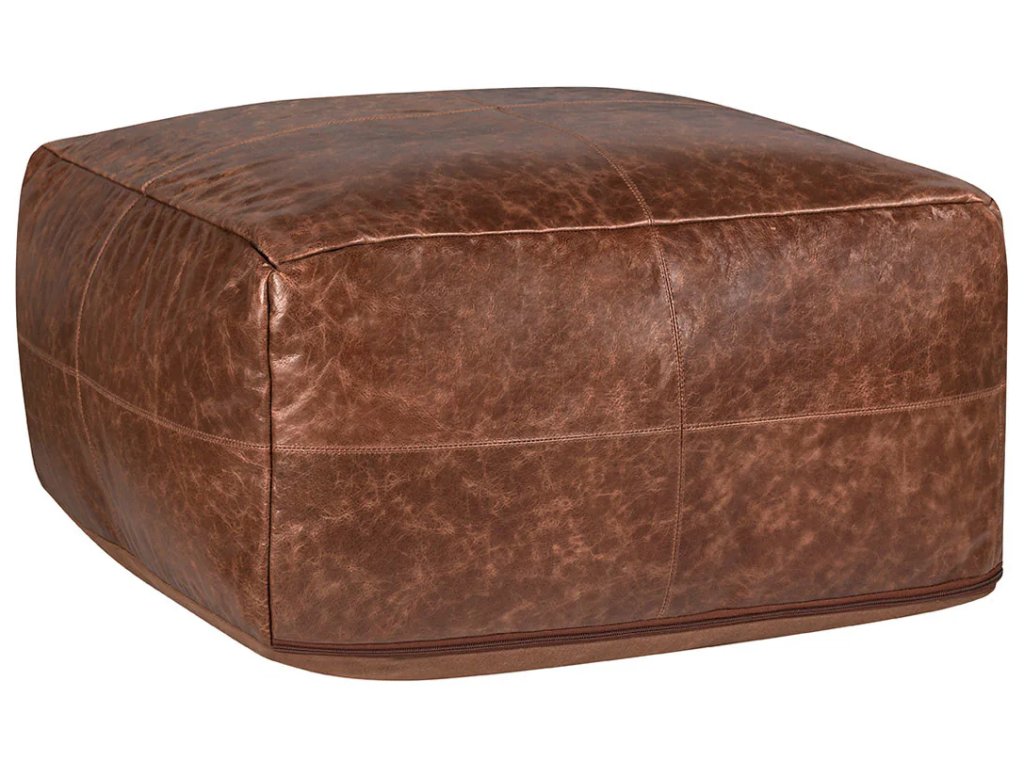 Leather Pouf - main image