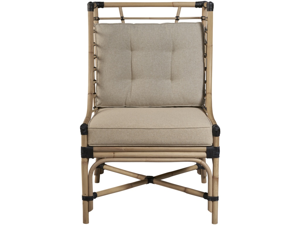 Golden Days Rattan Chair With Leather Bindings - image 3