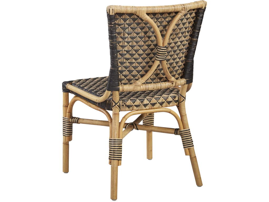 Black And Tan Dining Chair - image 1