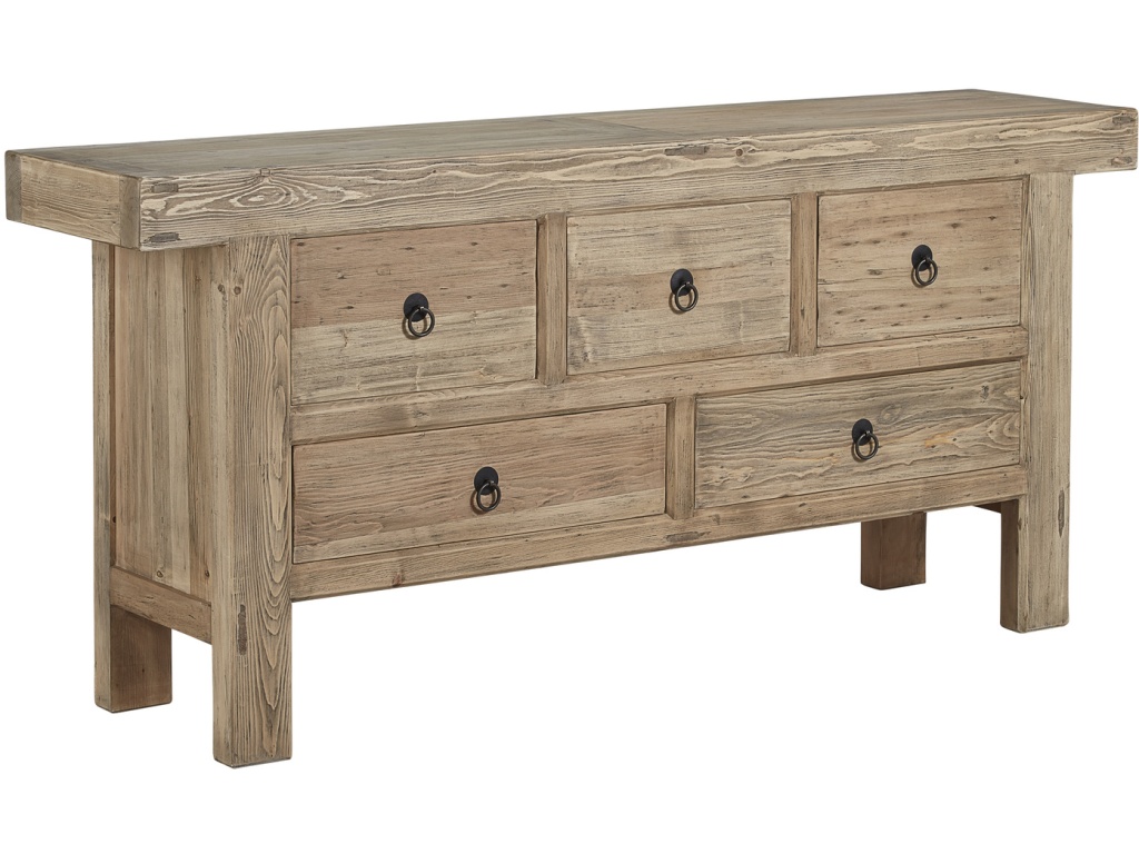 Old Pine Five Drawer Buffet - main image